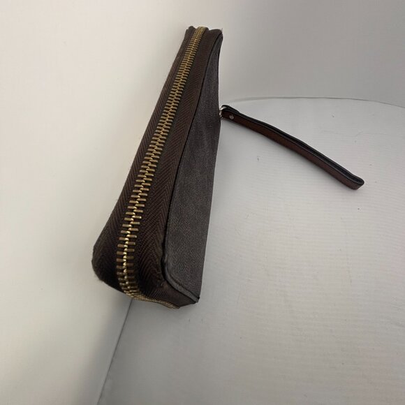 Michael Kors Jet Set Logo Wristlet Wallet Phone Case Brown - Picture 5 of 7